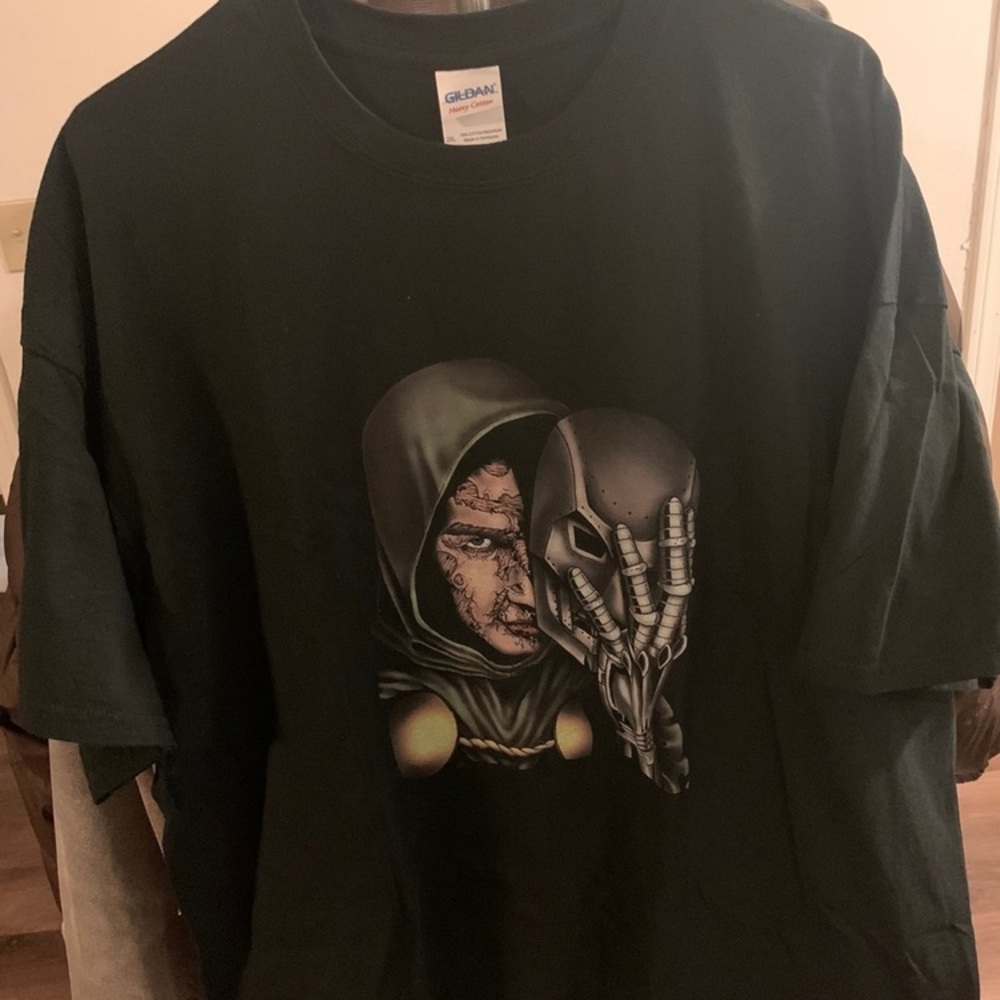 Dr Doom Black Tee